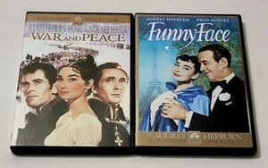 War & Peace DVD & Funny Face - Audrey Hepburn Movies - Imagen 1 de 4