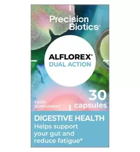 Alflorex Dual Action - Daily Gut & Mental Wellness Supplement - 30 Capsules - Picture 1 of 4