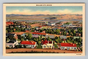 Boulder City NV-Nevada, Modellstadt, Boulder Canyon Projekt, Vintage Postkarte - Bild 1 von 2