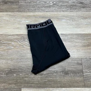 UNDER ARMOUR Stretch Waist Black Activewear Compression Pants Boy's Size Large - Picture 1 of 10