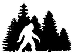  bigfoot  - forest sticker vinyl decal for car and others 