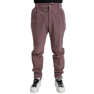 DOLCE & GABBANA Pants Purple Corduroy Cotton Stretch Skinny IT50 / W36 /L 830usd - Picture 1 of 7