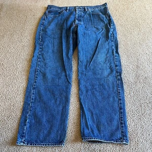 Vintage Polo Ralph Lauren Mens Jeans Pants Size 38 x 30 Straight Blue Denim - Picture 1 of 12