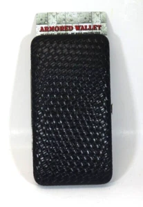 ZBOT black weave Flat wallet credit card holder RFID protection armored - Picture 1 of 6