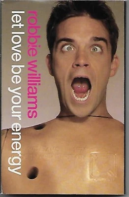 ROBBIE WILLIAMS LET LOVE BE YOUR ENERGY CASSETTE  single 3TRACK Pop Rock - Image 1 of 4