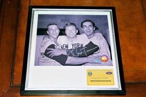 Framed Mantle, Maris and Pepitone's signed NY Yankees Photo MLB/Steiner Cert. - Picture 1 of 7