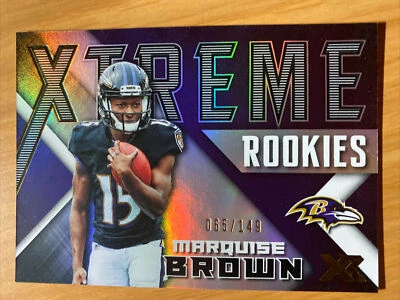 MARQUISE BROWN 2019 Panini XR XTREME ROOKIES #D 065/149 - Image 1 of 2