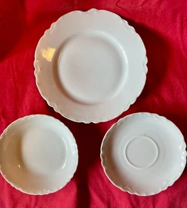 3 REX Bavaria antique vintage china plates - Picture 1 of 5