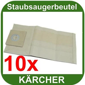 10 Staubsaugerbeutel zu Kärcher NT 351, NT351 eco, 2000 E wie original 9.904-076 - Picture 1 of 1