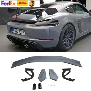 Alerón trasero sin pintar para Porsche 718 981 987 Boxter Cayman GT4 estilo - Imagen 1 de 4