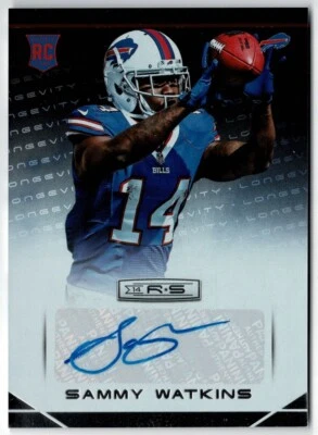 SAMMY WATKINS 2014 ROOKIES AND STARS ROOKIE AUTOGRAPH LONGEVITY RC AUTO BILLS - Image 1 of 2