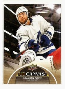 2021-22 Upper Deck Canvas #C73 Brayden Point Mint Tampa Bay Lightning NHL Hockey - Bild 1 von 2
