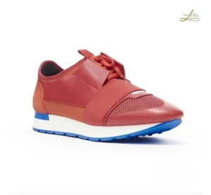 Balenciaga Race Runner Sneaker - Mesh & Leder, Größe 43, Made in Italy - Bild 1 von 13