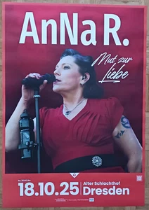 AnNa R., Mut zur Liebe, A1 Konzertplakat, 2025, Dresden, Tourplakat, Poster - Bild 1 von 1