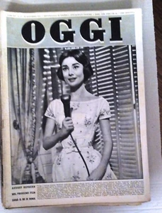 RIVISTA OGGI DEL 29 NOVEMBRE 1956 - IN COPERTINA AUDREY HEPBURN - - Imagen 1 de 1