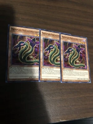 Predaplant Darlingtonia Cobra Maximum Crisis MACR-EN010 1st Edition NM X3 - Image 1 of 4