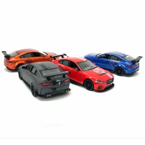 2019 Jaguar XE SV Project 8 Livery Edition 1:38 Scale Diecast Model Red/Orange/B - Picture 1 of 3