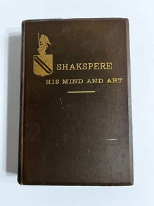 Shakspere : A Critical Study of His Mind and Art~Dowden~1881 ~ VG ~ Antique Book - Picture 1 of 19