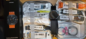 Samsung Galaxy Watch Ultra Smart Watch 47mm Grey & Orange SM-L705FDAAEUA+Straps - Zdjęcie 1 z 4