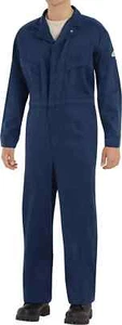 Bulwark FR mens Flame Resistant Cotton/Nylon Comfortouch Deluxe Coverall, 46 R - Picture 1 of 4