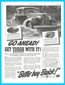 1938 Buick Auto Sport Limousine PRINT AD General Motors GM - Bild 1 von 4