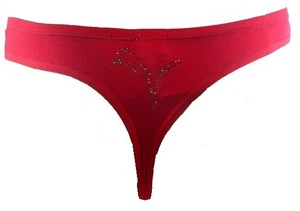 PUMA 13610 CULOTTE BRESILIENNE elasticizzato sexy perizoma slip XS 3 rosso tanga lingerie - Foto 1 di 2