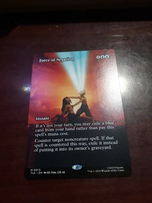 Force of Negation (Borderless) MTG Avatar TLE 0013 (Mythic) - Near Mint - Image 1 of 2
