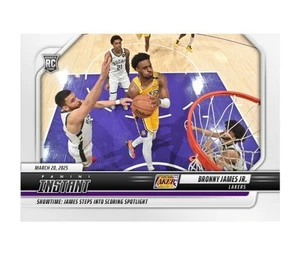 2024-25 Panini Instant NBA #455 Bronny James Jr.  LA Lakers RC (Print Run 148) - Picture 1 of 2