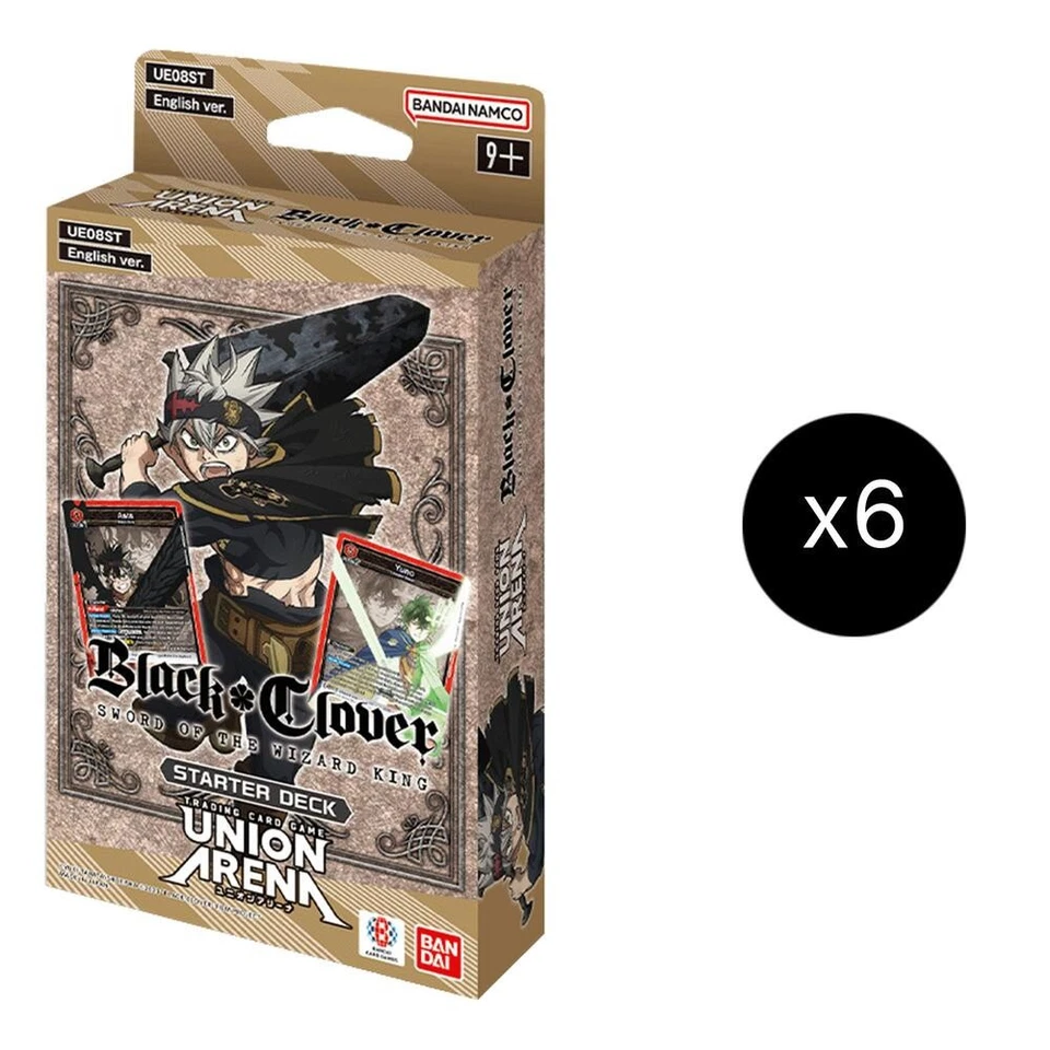 Bandai TCG Union Arena Black Clover Factory Starter Deck Bo Cards