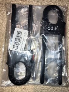 HonesaLoc 4 Packs U-Shaped Sliding Cabinet Locks, Baby Proofing Black - Picture 1 of 3