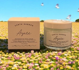 EARTH HARBOR AZURE Regenerative Neck Cream Full Size 2 Fl Oz / 60 mL NIB - Picture 1 of 4