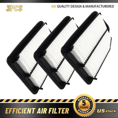 3x Filtro de aire del motor para Acura TLX 2015-2020 Honda Accord 2013 2014-2017 L4 2,4 L Foto 1 de 4