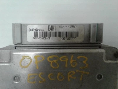  Engine Computer ECU ECM PCM Module 1994 Ford Escort 1.9L F4CF-12A650-CB - Image 1 of 3