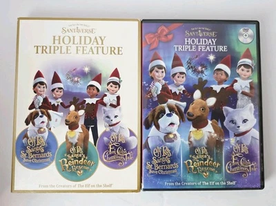 Elf On The Shelf Holiday Triple Feature Elf Pets  DVD 3 Movies  - Image 1 of 3