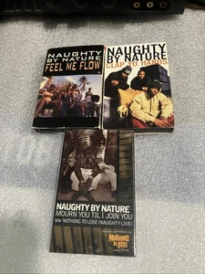 Naughty By Nature CASSETTE Lot x3 - Imagen 1 de 7