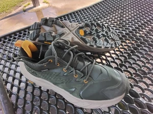 Hoka One One M Anacapa Low GTX Gore-Tex  Green Hiking Shoe Mens Sz 9D - Picture 1 of 10