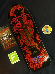 RARE SIGNED VC Johnson Tommy Guerrero Gold Series 16 Skateboard Deck AUTOGRAPHED - Picture 1 of 8