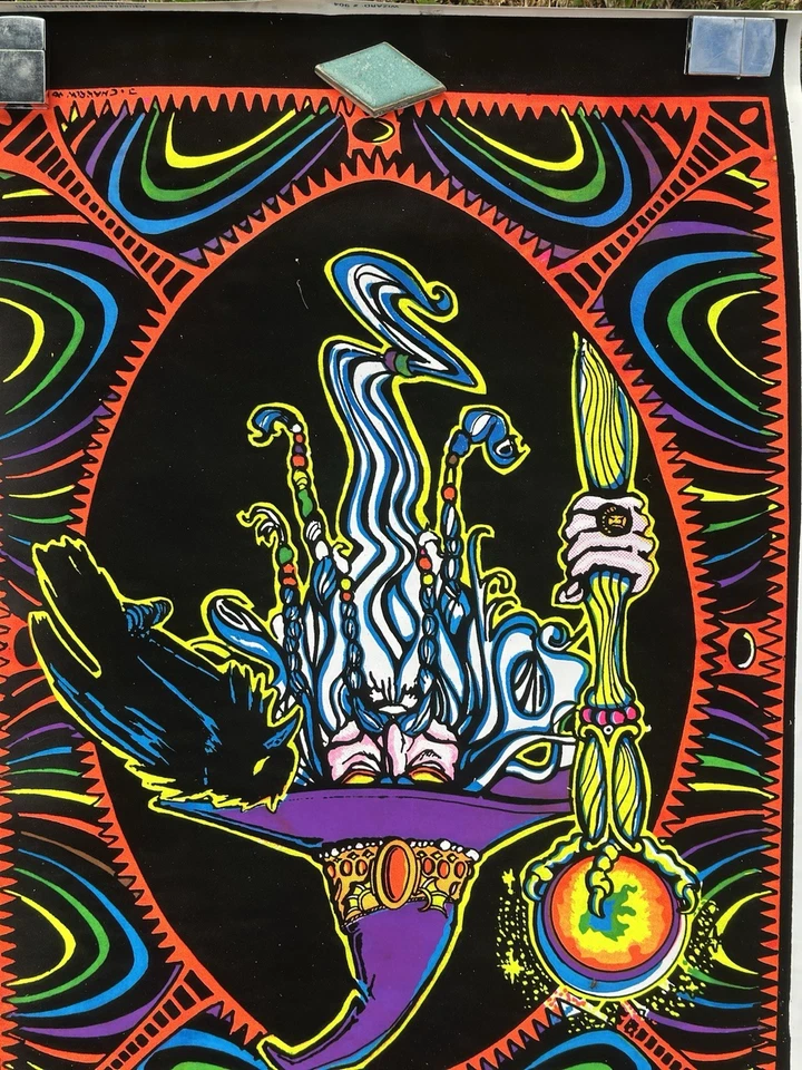 Collection Of  Blacklight Posters From The 90s - Image 1 of 4