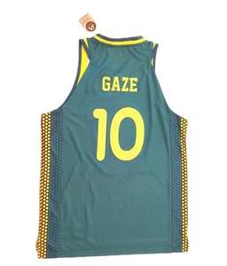 Camiseta deportiva retro Andrew Gaze para hombre nueva con etiquetas Australia Boomers 2000 #10 talla M PVP $110 - Imagen 1 de 5