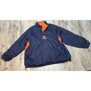 Auburn Tigers Jacke Herren 2XL Reversible Nylon Fleece Pullover Pro Player Y2K - Bild 1 von 13