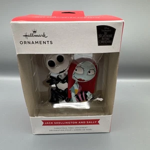 Hallmark 2021 Nightmare before Christmas Jack & Sally Ornament Neu in OVP - Bild 1 von 2