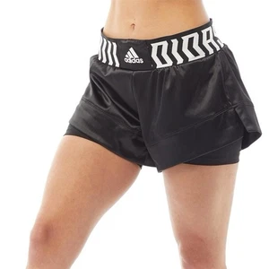 Size S- Adidas Women's Tokyo Shorts Training, Black/White. - Picture 1 of 4