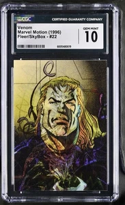 Fleer Marvel Motion #22 1996 Venom CGC 10 💎 Pop 3 - Imagen 1 de 2