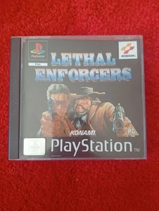 Like New! Genuine PlayStation 1 PS1 Game Lethal Enforcers PAL AUS Free Postage - Picture 1 of 6