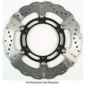 EBC S/Steel Float Cont X FR Brake Disc (15) FLHS for Yamaha FJR 1300 A ABS 06-20 - Picture 1 of 2