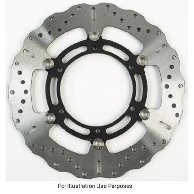 EBC S/Steel Float Cont X FR Brake Disc (15) FLHS for Yamaha FJR 1300 A ABS 06-20 - Image 1 of 2