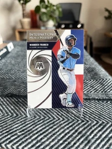 2021 Panini Mosaic International Men of Mastery Wander Franco IM6 Tampa Bay Rays - Bild 1 von 2