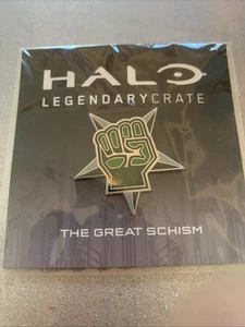 Halo The Great Schism Legendary Crate Loot Crate Promotional Pin Pinback *NEW* - Picture 1 of 3