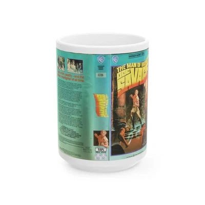 THE MAN OF BRONZE DOC SAVAGE (VHS COVER) - White Coffee Mug - Image 1 of 4