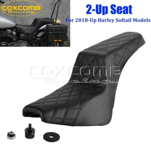 For 2018-2022 Harley Softail Heritage Classic Seat Rider Passenger Driver 2 Up - Picture 1 of 9